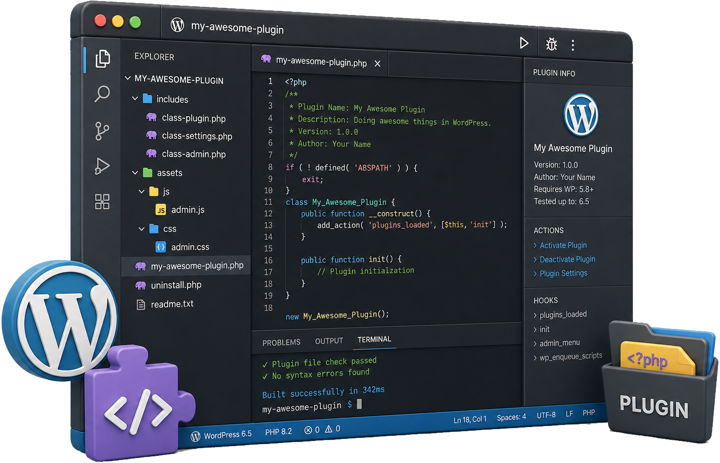 Udvikling af et WordPress plugin